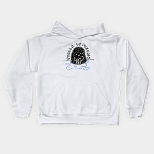 Stick Figure Puddle Of Despair Kids Hoodie